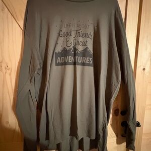 LuLaRoe Olive Green Long Sleeve Shirt